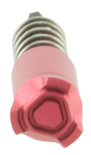 Picture of Strike Industries AR Forward Assist Red Anodized Aluminum Fits AR-15/M16 ARSFARED