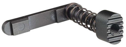 Picture of Strike Industries Magazine Catch made of Steel with 6061-T6 Aluminum Release Button & Black Finish for AR-Platform ARSMCBLK