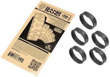 Picture of Strike Industries Bang Band Made of Black Rubber 5 Pack BANGBAND