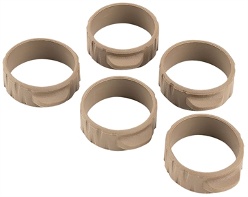 Picture of Strike Industries Bang Band Mini 34mm Made of Flat Dark Earth Rubber 5 Pack BANGBAND34MMFDE