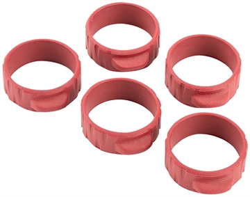 Picture of Strike Industries Bang Band Mini 34mm Made of Red Rubber 5 Pack BANGBAND34MMRED