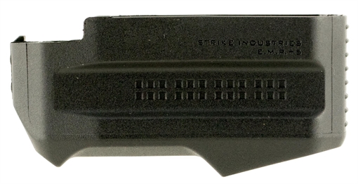Picture of Strike Industries Enhanced Magazine Plate made of Polymer with Black Finish for Magpul PMAG Gen M3 (Adds 5rds) EMP5BK