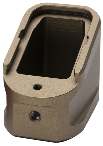Picture of Strike Industries Extended Mag Plate Fits Glock G17 Fits Glock G22 Flat Dark Earth 6061 T-6 Aluminum EMPALG17FDE
