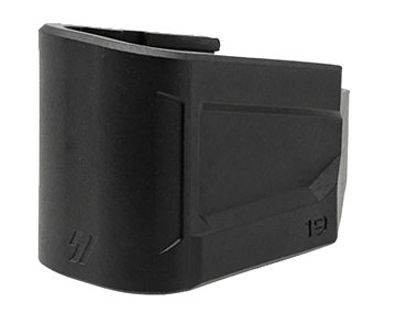 Picture of Strike Industries Enhanced Magazine Plate +5, 9mm Luger, Compatible w/Glock 19, Black Polymer EMPG19
