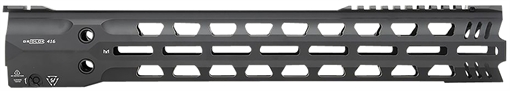 Picture of Strike Industries GRIDLOK-416-L-16 GridLok Lightspeed With Quick Detach System 16"L 1.57"D M-LOK Black Aluminum for HK 416, HK MR556, M27 IAR GRIDLOK416L16
