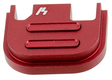 Show details for Strike Industries V2 Slide Cover Plate Compatible w/Glock Gen1-4 Red Anodized Aluminum GSPV2RED Picture of Strike Industries V2 Slide Cover Plate Compatible w/Glock Gen1-4 Red Anodized Aluminum GSPV2RED