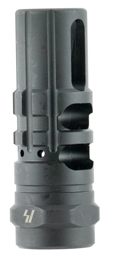 Picture of Strike Industries JComp Gen 2 Black Steel w/ 5/8"-24 tpi Threads 2.55" OAL 0.87" Diameter 0.34" Diameter 308 Win 7.62x51mm NATO Fits AR-Platform JCOMP2308