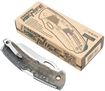 Picture of Strike Industries K1 3.51" Folding Plain AUS-8A SS Blade Smoke Textured Polymer Handle Includes Pocket Clip K1TP