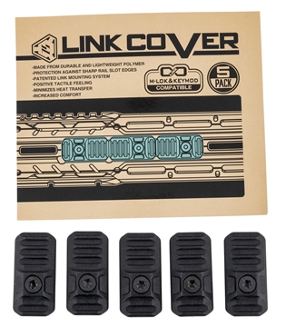 Picture of Strike Industries LINK RAIL COVER SYSTEM 5-PIECES BLACK SI-LINK-COVER LINKCOVER