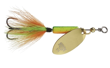 Picture of STRIKE KING LURES BITSY SPINNER 1/16 OZ BLEEDING FIRE TIGER BSPN116-317