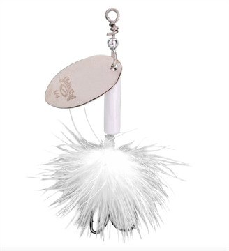 Picture of STRIKE KING LURES BITSY SPINNER 1/16 OZ WHITE BSPN116-204