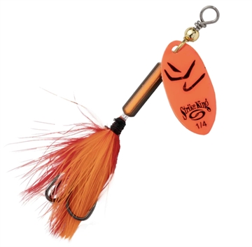 Picture of STRIKE KING LURES BITSY SPINNER 1/4 OZ FIRE CRAW BSPN14-900