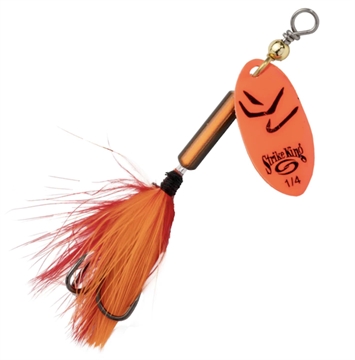 Picture of STRIKE KING LURES BITSY SPINNER 1/8 OZ FIRE CRAW BSPN18-900