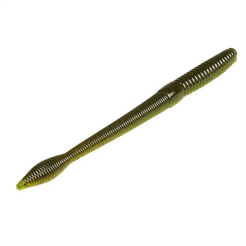 Picture of STRIKE KING LURES BULL WORM 10" BLACK BLUE FLAKE BW10-2