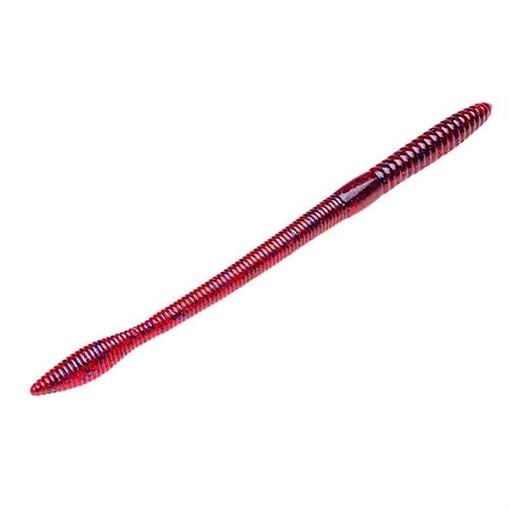 Picture of STRIKE KING LURES BULLWORM 10" PLUM 5PK BW10-7