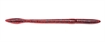 Picture of STRIKE KING LURES BULLWORM 10" RED BUG 5PK BW10-85