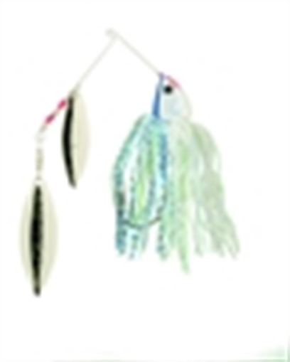 Picture of STRIKE KING LURES BURNER SPINNERBAIT 3/8oz WHITE BURN38-204GS