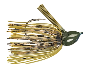 Picture of STRIKE KING LURES HACK ATTACK FLUOROCARBON FLIPPING JIG 3/8 OZ BLUE CRAW HAFFJ38-108