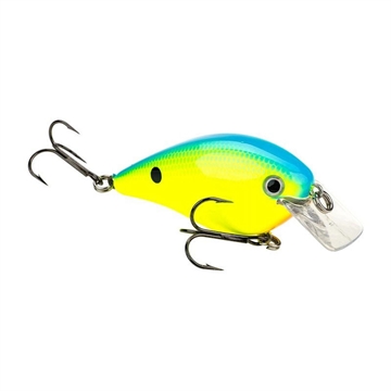 Picture of STRIKE KING LURES KVD 4.0 MAGNUM SQUAREBILL POWDER BLUE BACK CHARTREUSE HCKVDS4.0-561