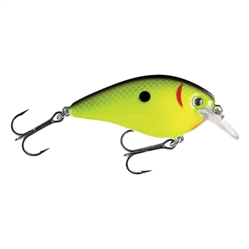 Picture of STRIKE KING LURES KVD SQUARE BILL 2.5 BLACK BACK CHARTREUSE HCKVDS2.5-535