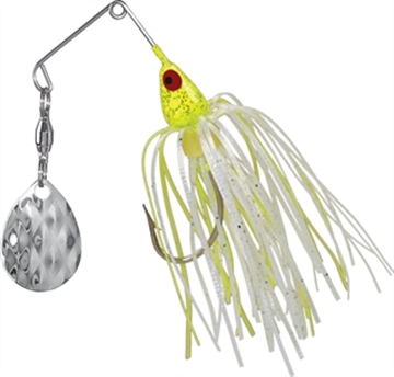 Picture of STRIKE KING LURES MINI KING SPNRBAIT 1/8 CHT/WHT MK-104G