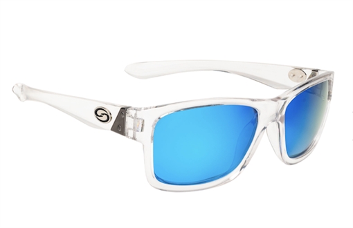 Picture of STRIKE KING LURES PLUS PLATTE SHINY CRYSTAL CLR FRAME WHITE BLU MIR LENS SG-SKP460