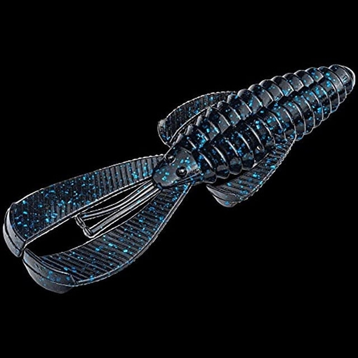 Picture of STRIKE KING LURES RAGE BUG 3.38" BLACK BLUE FLAKE 8PK RGMSBUG-2