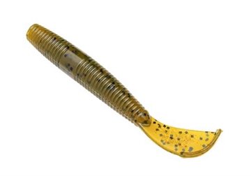 Picture of STRIKE KING LURES RAGE NED CUT-R WORM GREEN PUMPKIN 9PK RGNCUTR-46