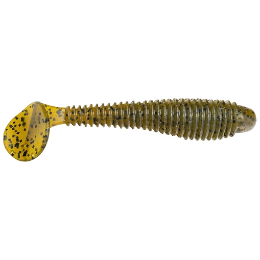 Picture of STRIKE KING LURES RAGE SWIMMER 3 1/4" GREEN PUMPKIN 8PK RGSW314-46