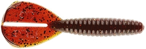 Picture of STRIKE KING LURES RAGE TWIN TAIL MENACE GRUB GREEN PUMPKIN 8PK RGTTMG-46