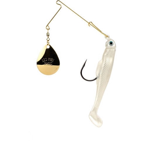 Picture of STRIKE KING LURES REDFISH MAGIC SALTWATER SB PEARL/PEARL HEAD RMG14-844