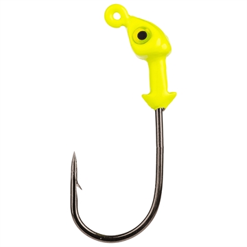 Picture of STRIKE KING LURES SALTWATER FLATS JIG HEAD CHARTREUSE FJH18-801