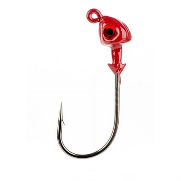 Picture of STRIKE KING LURES SALTWATER FLATS JIG HEAD RED FJH14-811