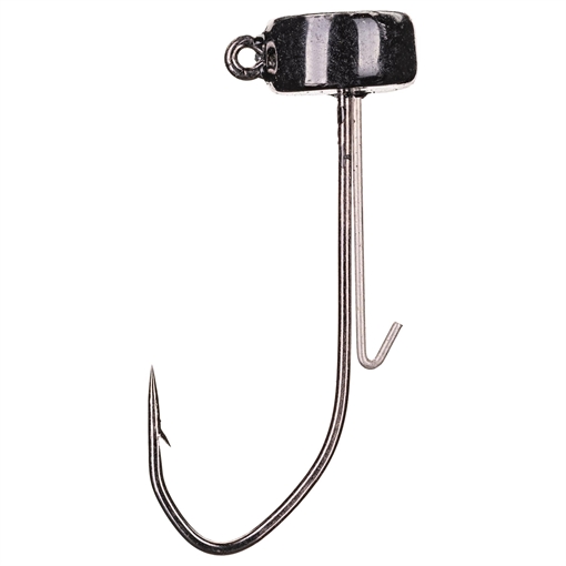 Picture of STRIKE KING LURES TOUR GRADE NED RIG HEAD 1/8 BLACK 3PK TGNH18-1