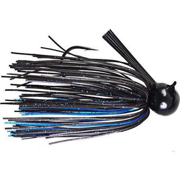 Picture of STRIKE KING LURES TOUR GRADE FOOTBALL JIG BLACK BLUE TDJ34-2