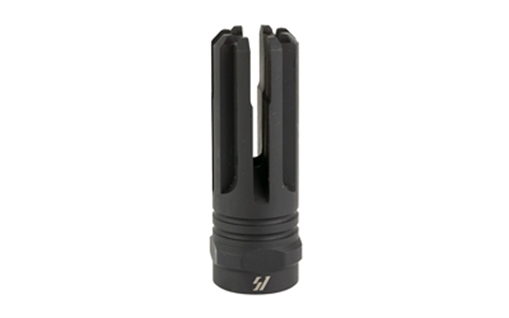 Picture of Strike Industries Venom Flash Hider Black Steel with 5/8"-24 tpi Threads, 2.16" OAL & 0.862" Diameter for 308 Win, 7.62x51mm NATO AR-Platform VENOMFH308