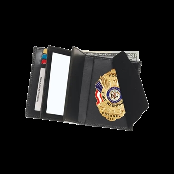 Picture of Strong Leather Company Double ID Hidden Badge Wallet 79780-3302