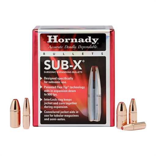 Picture of Hornady Sub-X 45 Cal 395 gr Subsonic eXpanding 50 Per Box/ 15 Case 45031