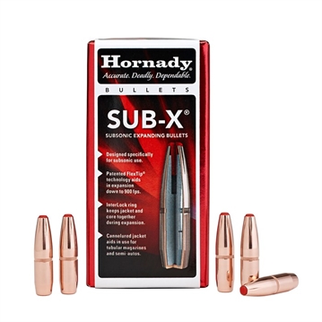 Picture of Hornady Sub-X 7.62x39mm 255 gr 100 Per Box/ 15 Case 3148