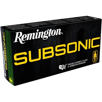 Picture of Remington SUBSONIC 308 WIN 205GR BONDED HP 1000 FPS 20/BOX 27746