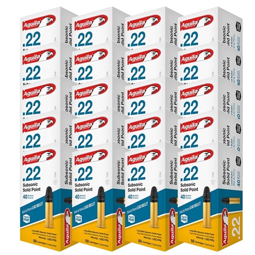 Picture of SUBSONIC LEAD SOLID POINT 22LR AMMO 105004355 -