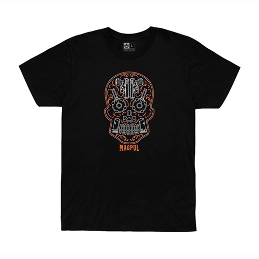Picture of Magpul SUGAR SKULL BLEND T-SHIRT MD BLK MAG1217-001-M