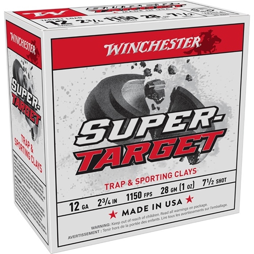 Picture of SUPER TARGET 12 GAUGE 2-3/4'' 7.5 SHOT 1150 FPS SHOTGUN AMMO 105004145 -