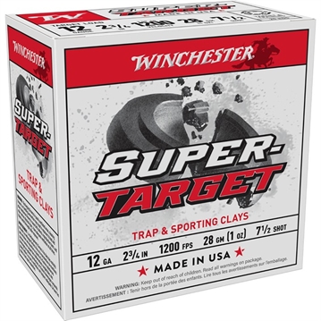 Picture of SUPER TARGET 12 GAUGE 2-3/4'' 7.5 SHOT 1200 FPS SHOTGUN AMMO 105004147 -