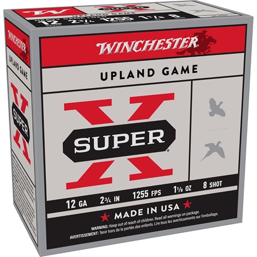 Picture of SUPER-X 12 GAUGE 2-3/4'' #8 SHOT SHOTGUN AMMO 105054041 -