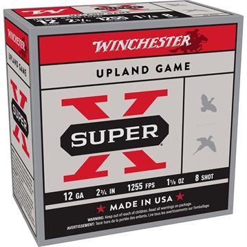 Picture of SUPER-X 12 GAUGE 2-3/4'' #8 SHOT SHOTGUN AMMO 105054041 -