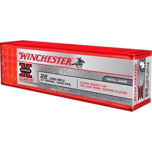 Picture of Winchester SUPER-X 22 LONG RIFLE 37GR LEAD HOLLOW POINT 100/BOX X22LRHSS1