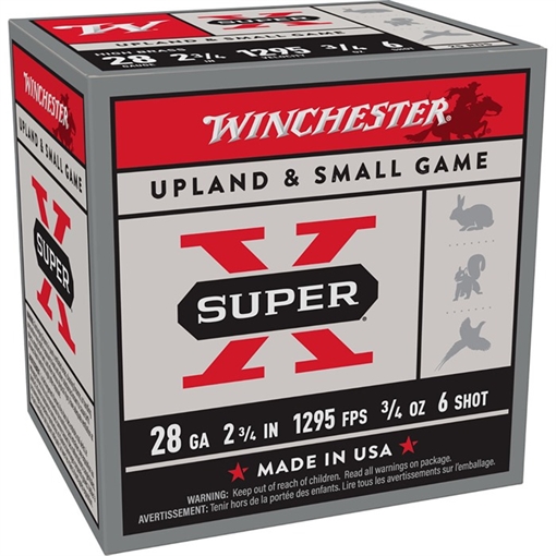 Picture of SUPER-X 28 GAUGE2-3/4'' #6 SHOT SHOTGUN AMMO 105054187 -