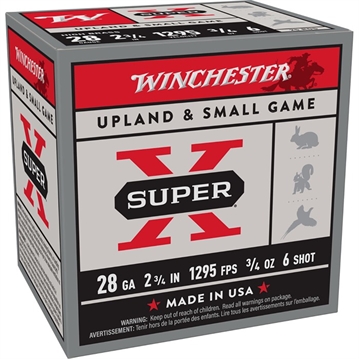 Picture of SUPER-X 28 GAUGE2-3/4'' #6 SHOT SHOTGUN AMMO 105054187 -