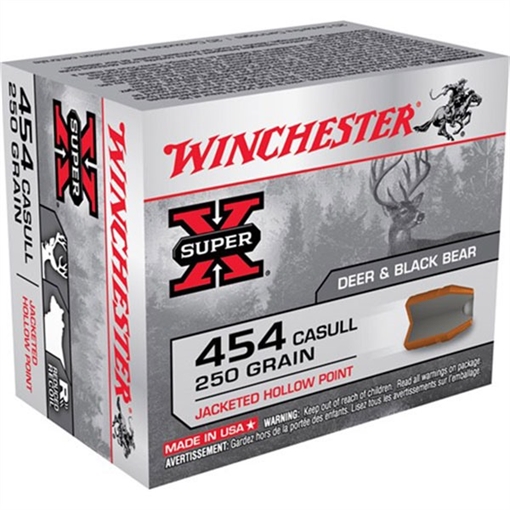 Picture of Winchester Super-X Handgun Ammunition .454 Casull 250 gr. JHP 1300 fps 20/ct X454C3